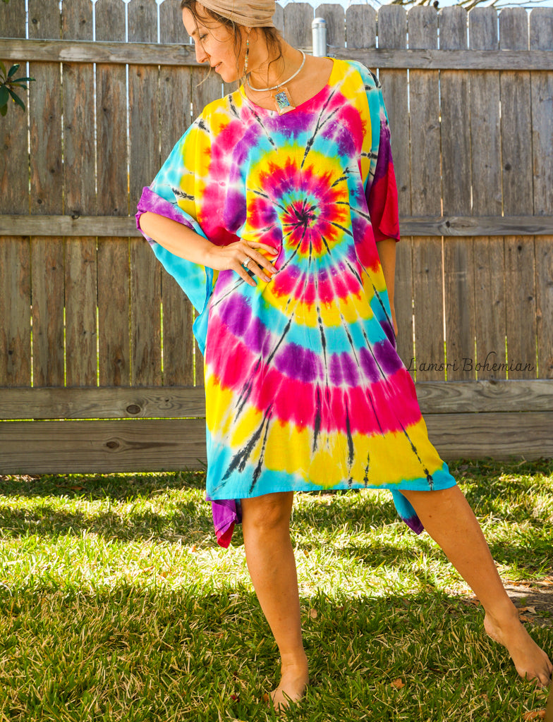 Swirl Hand Dyed Kaftan