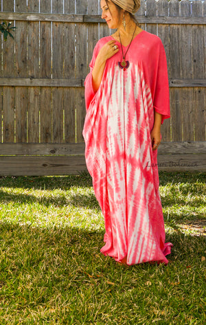 K0380- Hand Dyed Kaftan Dress