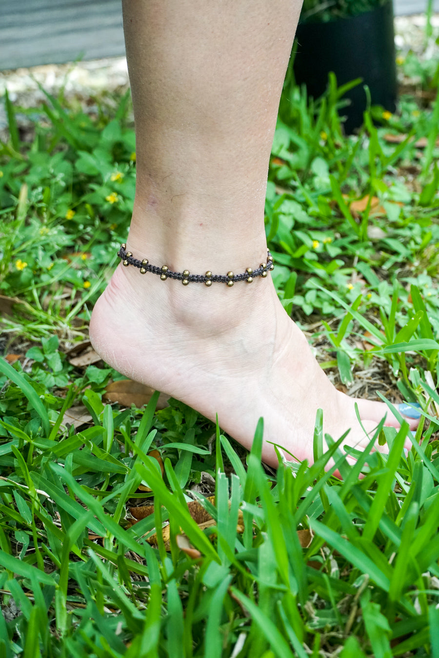 Golden Brass Boho Anklet