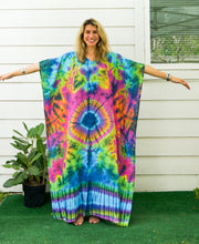 P7540- Hand Dyed Kaftan Poncho Dress