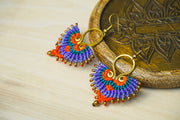 Mystic Mandala Micro Macrame Boho Earrings