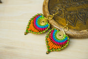 Bohemian Aura Micro Macrame Boho Earrings