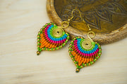 Bohemian Aura Micro Macrame Boho Earrings