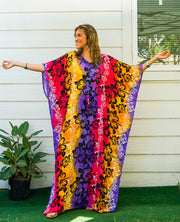 Sunny Hibiscus Kaftan