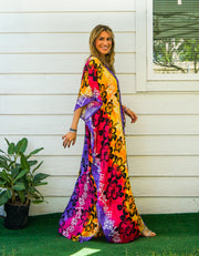 Sunny Hibiscus Kaftan