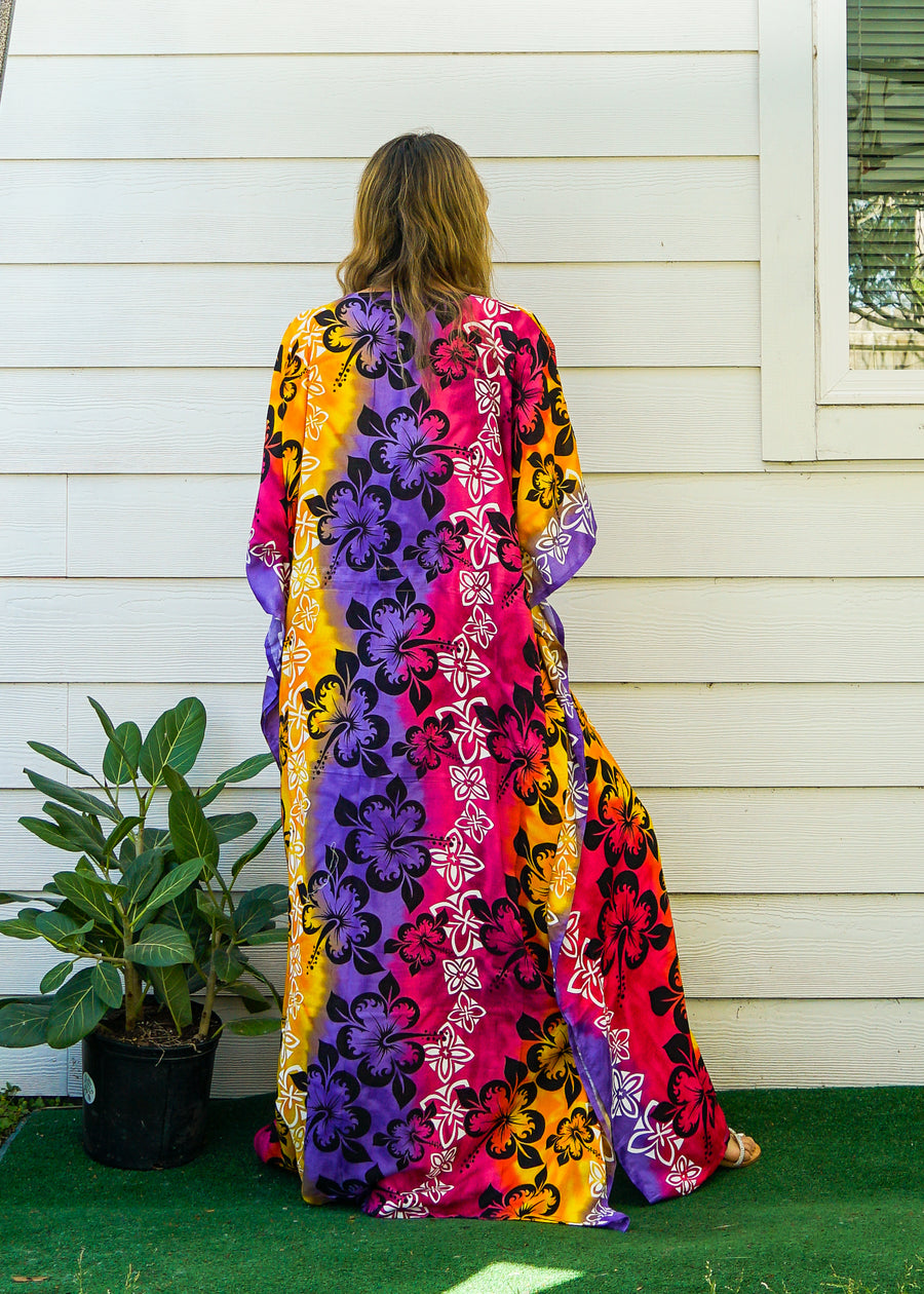 Sunny Hibiscus Kaftan