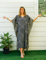 Green Mandala Kaftan