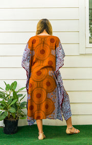 Brown Mandala Kaftan