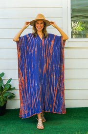 S9194- Shibori Tie Dye Kaftan