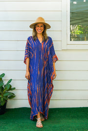 S9194- Shibori Tie Dye Kaftan