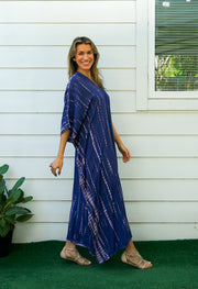 S9203- Shibori Tie Dye Kaftan