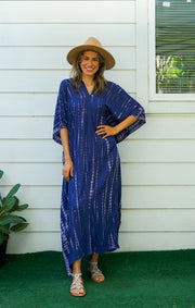 S9203- Shibori Tie Dye Kaftan