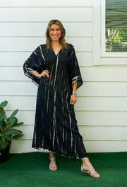 S9299- Shibori Tie Dye Kaftan