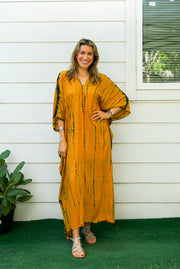 S9329- Shibori Tie Dye Kaftan