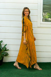 S9329- Shibori Tie Dye Kaftan