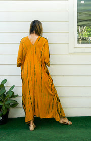 S9329- Shibori Tie Dye Kaftan