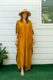 S9329- Shibori Tie Dye Kaftan