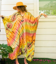 K267- Hand Dyed Kaftan Dress