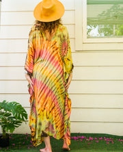 K267- Hand Dyed Kaftan Dress