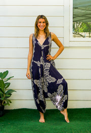 Midnight Butterfly Mandala Hippie Boho Jumpsuit