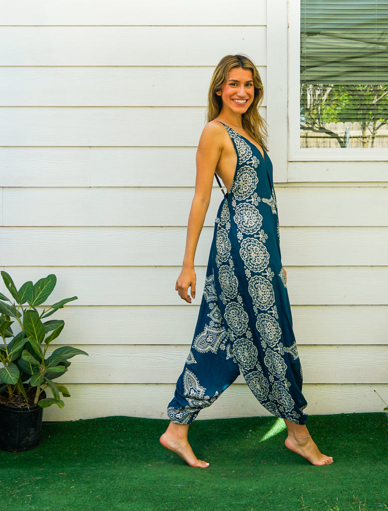 Butterfly Breeze Mandala Hippie Boho Jumpsuit