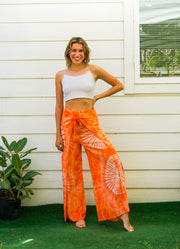 P9899- Hand Dyed Palazzo Wrap Pants