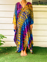 K190- Hand Dyed Kaftan Dress