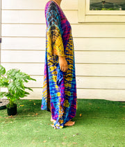 K190- Hand Dyed Kaftan Dress