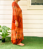 K199- Hand Dyed Kaftan Dress