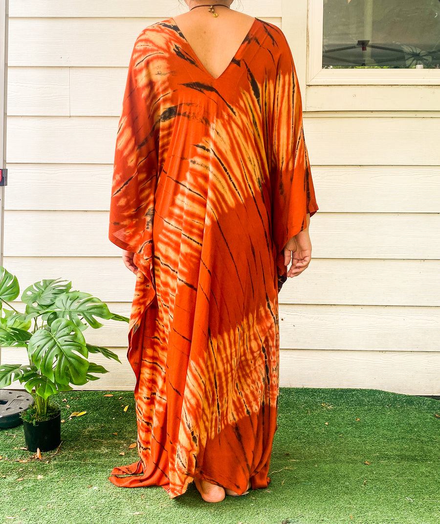 K199- Hand Dyed Kaftan Dress