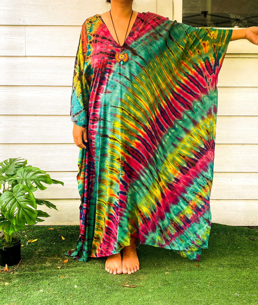 K231- Hand Dyed Kaftan Dress