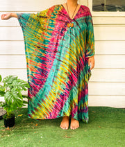 K231- Hand Dyed Kaftan Dress