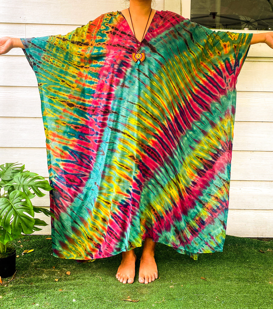 K231- Hand Dyed Kaftan Dress