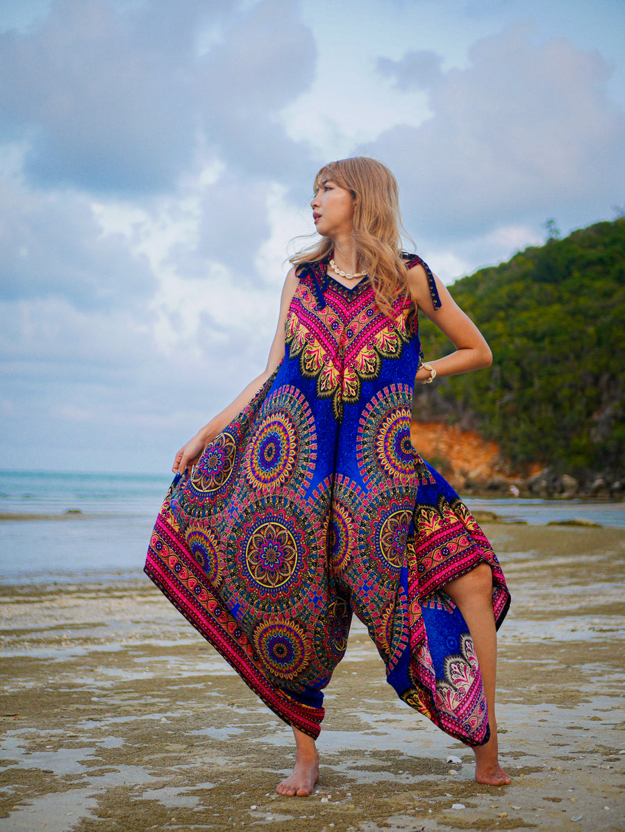 Royal Mandala Boho Jumpsuit