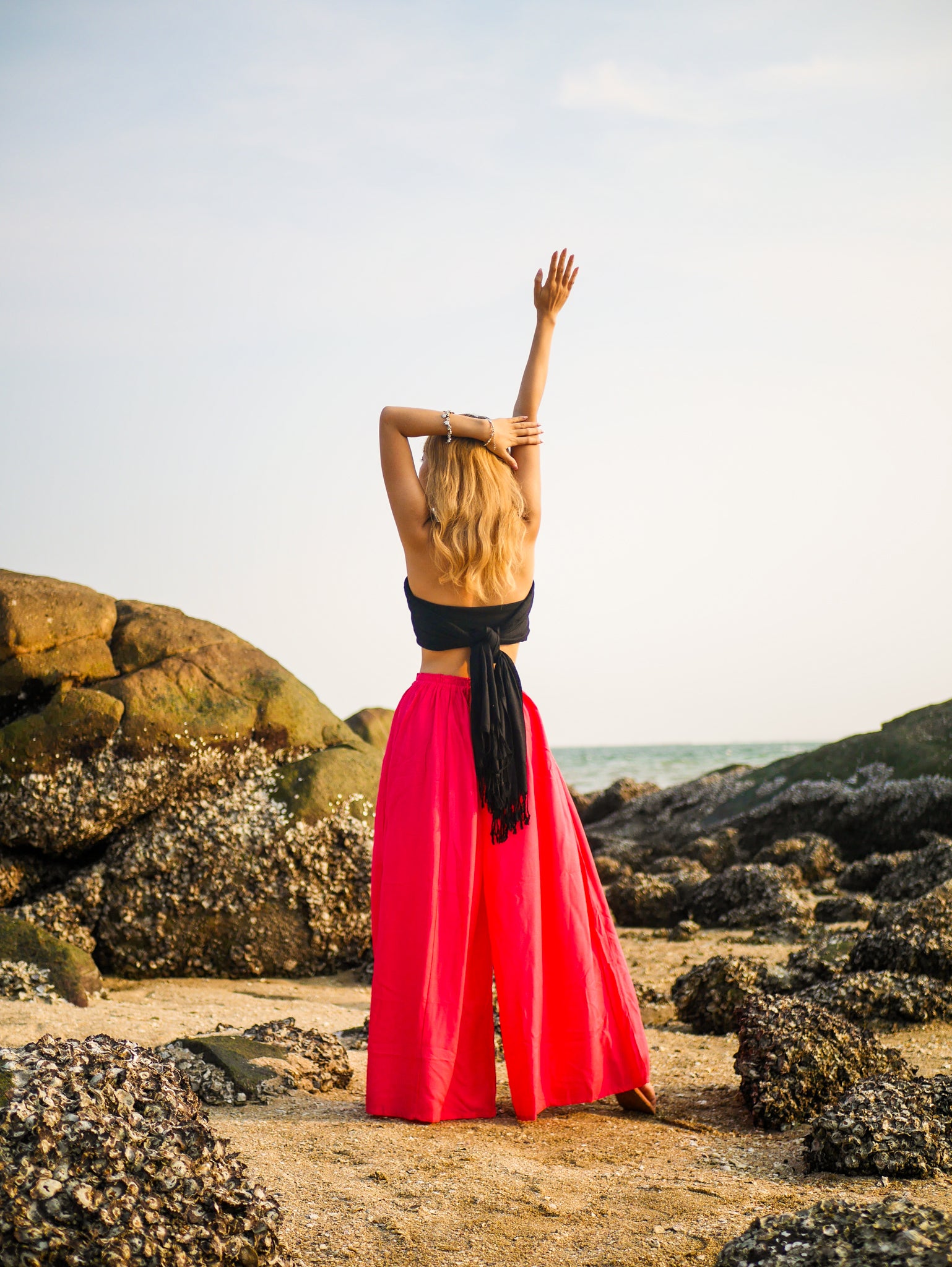 Scarlet Wide Leg Palazzo Pants