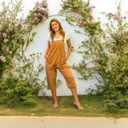 Organic Cotton Jumpsuit Pants with Pockets