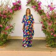 Pineapple Hibiscus Kaftan