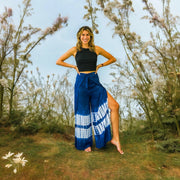 Shibori Hand Dyed Palazzo Wrap Pants