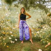 Shibori Hand Dyed Palazzo Wrap Pants