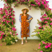 Brown Mandala Kaftan