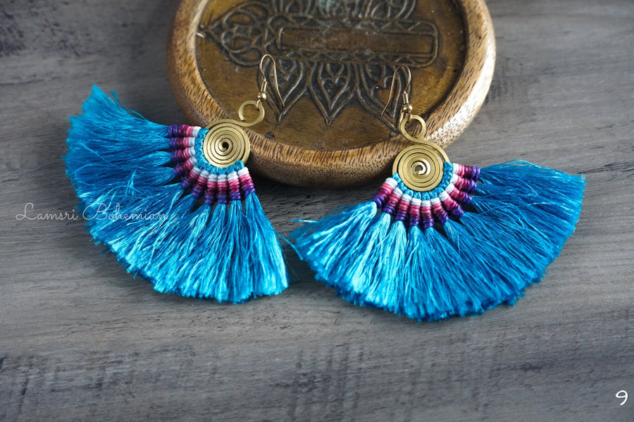 Ocean Muse Bohemian Tassel Earrings