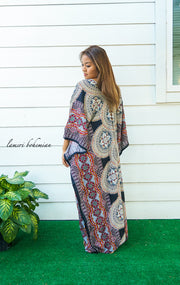 Black Lotus Boho Kaftan