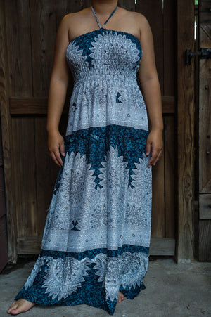 Copy of Black Pink Tribal Maxi Dress