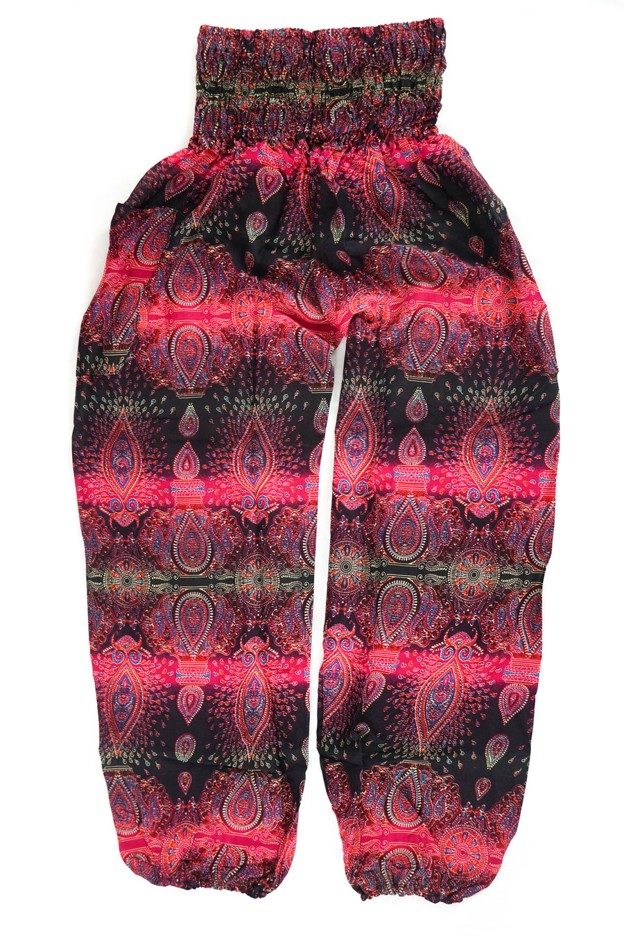 Pink Paisley Harem Pants