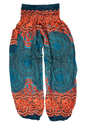 Ocean Sunset Mandala Plus Size Harem Pants