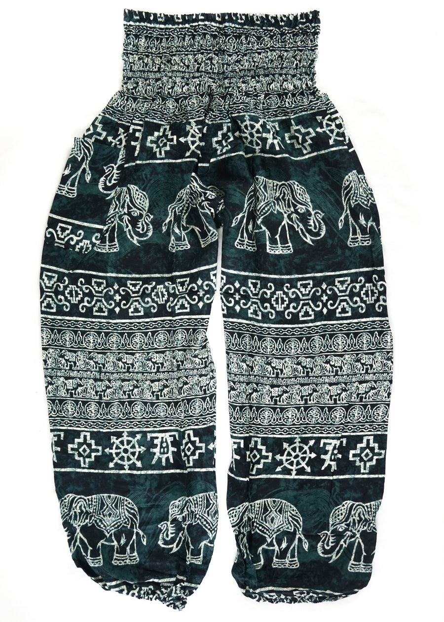 Bodhi Aegean Marble Elephant Plus Size Harem Pants
