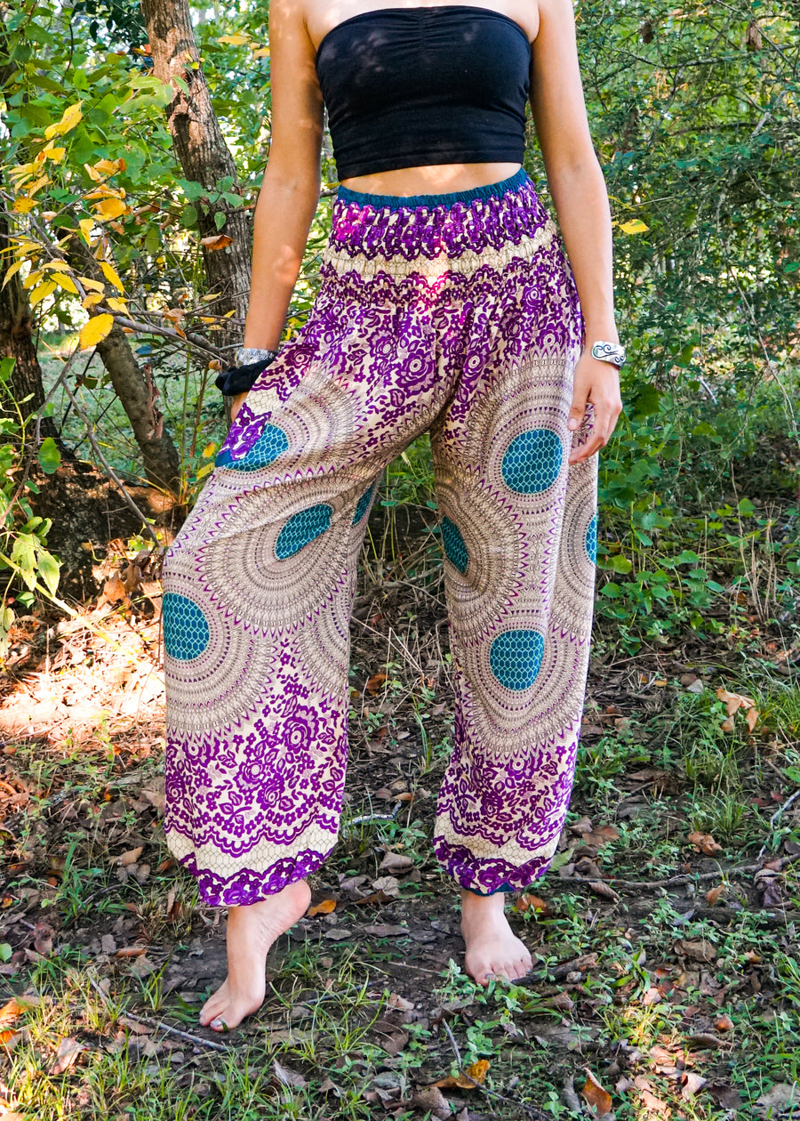 Pink Mandala Harem Pants