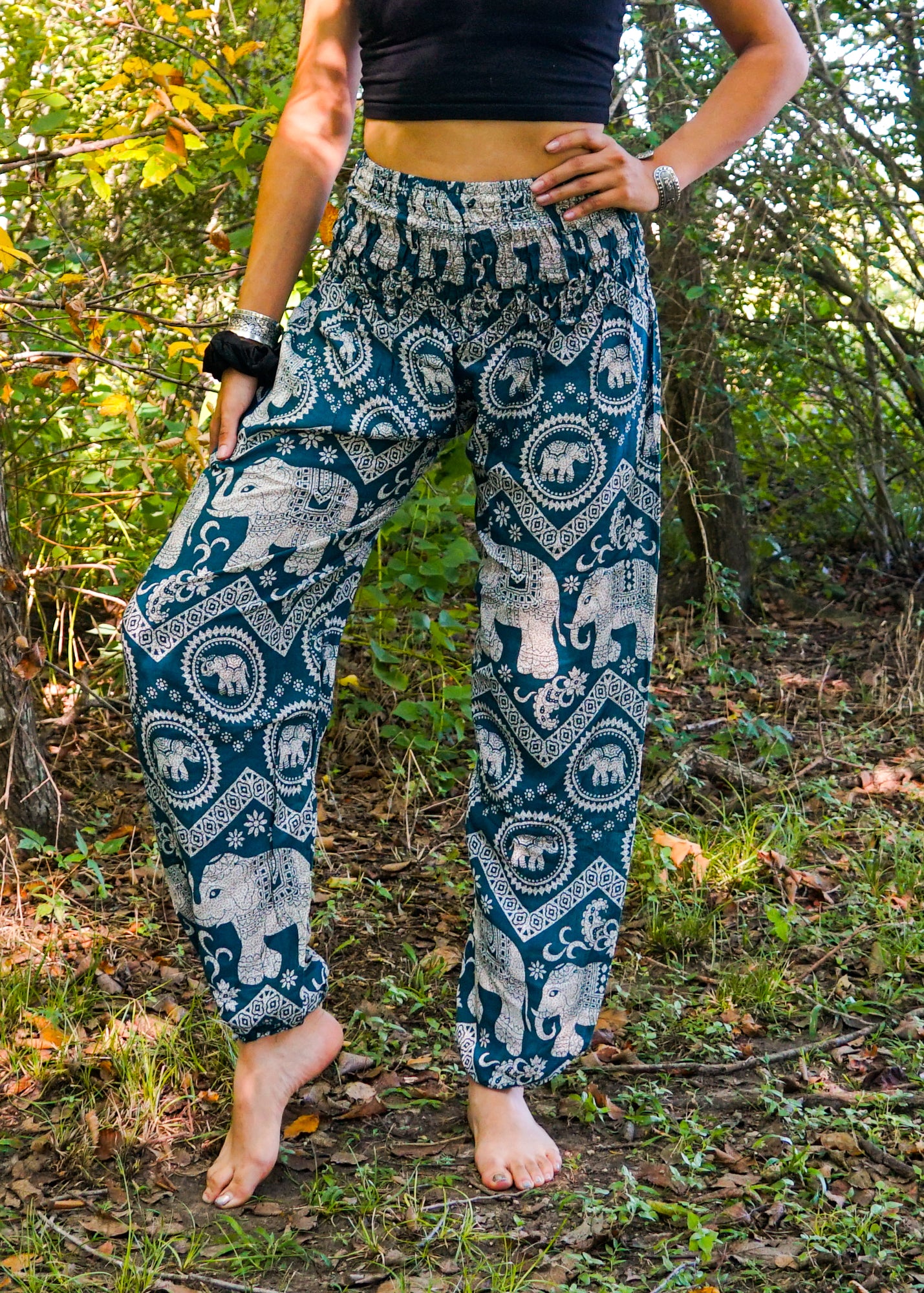 Elephant Print Pants Thailand - Temu