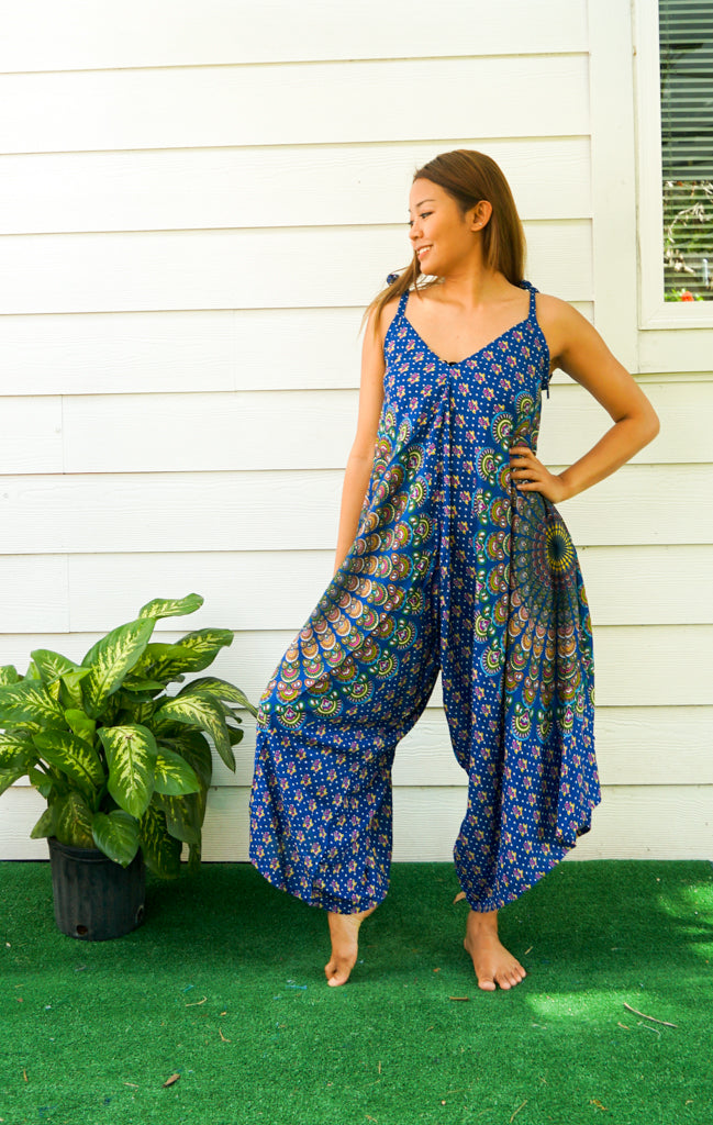 Pacific Blue Chakra Mandala Jumpsuit