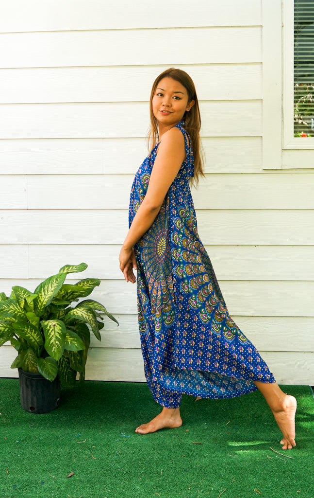 Pacific Blue Chakra Mandala Jumpsuit